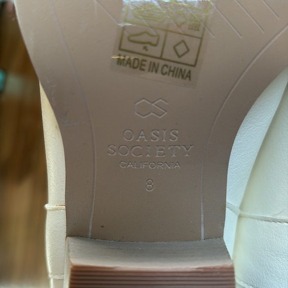 Oasis Society White Western Boots Size 8 - Picture 8 of 9